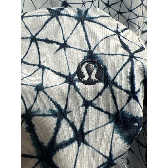 Lululemon Retreat Yogi Crop Pants Star Crushed Silver Fox Deep Navy Size 8 - Picture 9 of 11